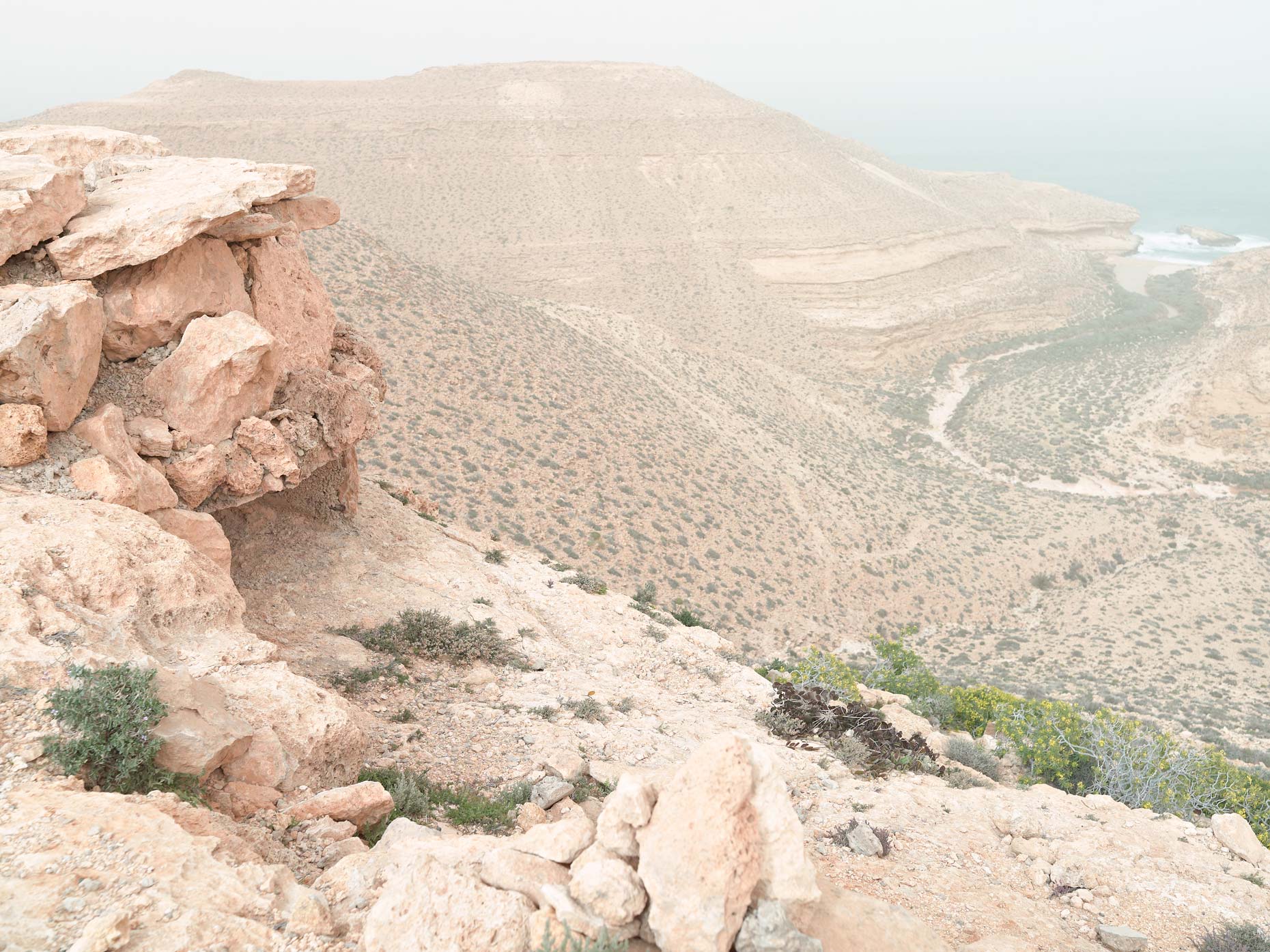 Pillbox Z95 after a sandstorm, Wadi Zitoune Battlefield, Tobruk perimeter, Libya, Topography Is Fate